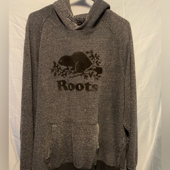 Roots hoodie dark salt & pepper - Picture 1 of 3